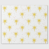 Weihnachtsstern Geschenkpapier (Flach)