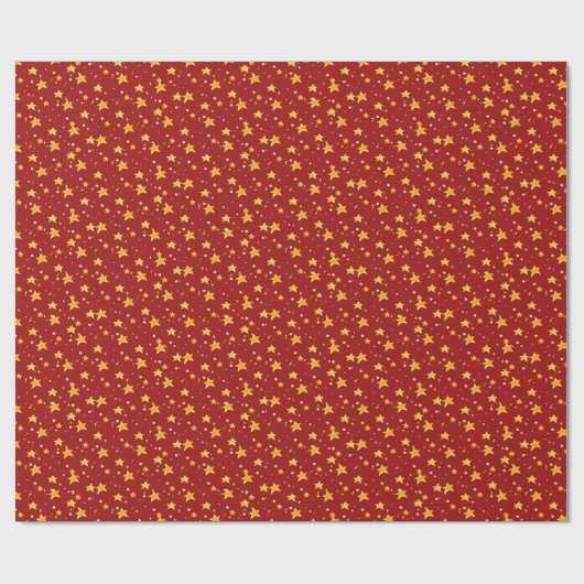 Weihnachtsstern Geschenkpapier (Flach)