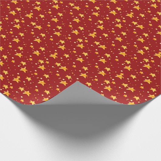 Weihnachtsstern Geschenkpapier (Ecke)