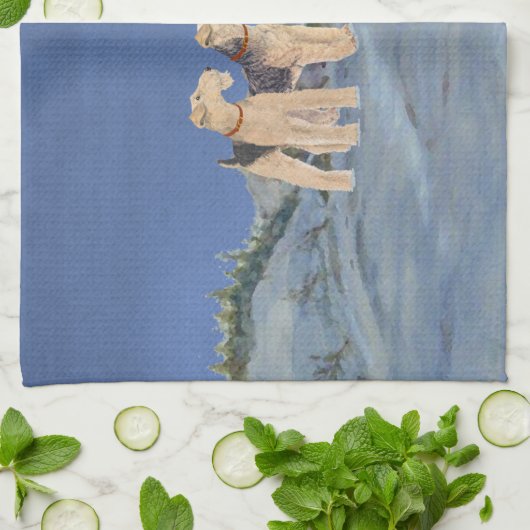 Weihnachtsstern Geschirrtuch (Gefaltet)