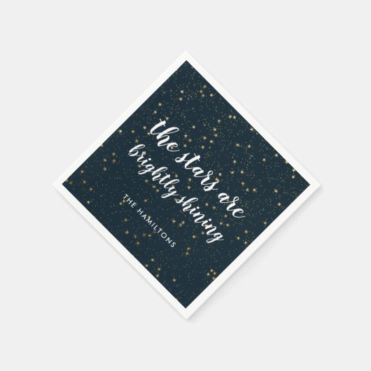 Weihnachtsstern | hell leuchten serviette (Ecke)