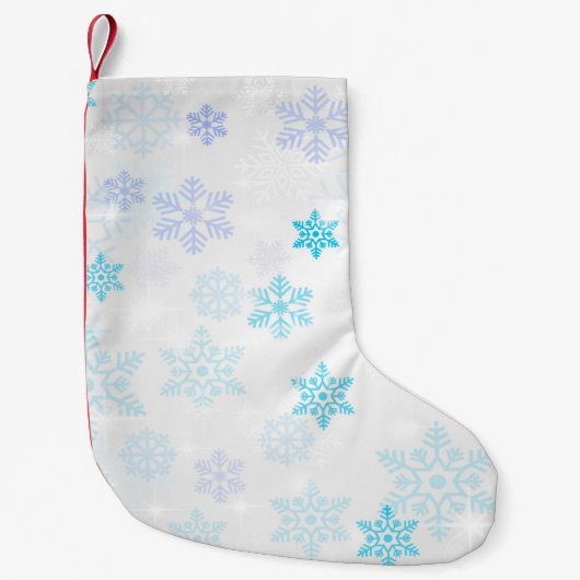 Weihnachtsstern-Hintergrund Kleiner Weihnachtsstrumpf (Vorderseite)