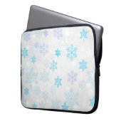 Weihnachtsstern-Hintergrund Laptopschutzhülle (Vorderseite Links)