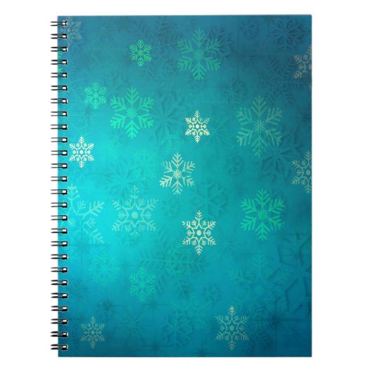 Weihnachtsstern-Hintergrund Notizblock (Vorderseite)