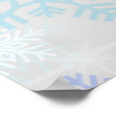 Weihnachtsstern-Hintergrund Poster (Ecke)