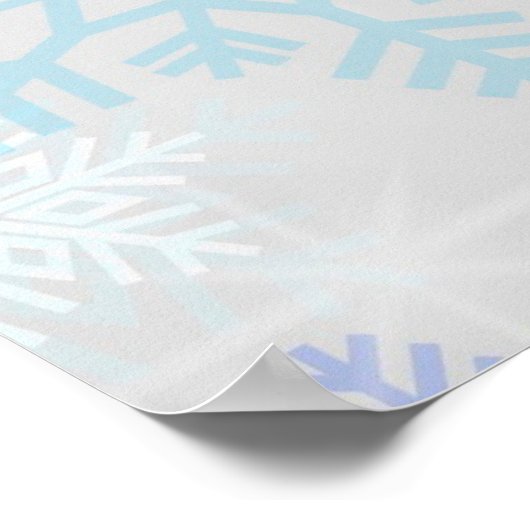 Weihnachtsstern-Hintergrund Poster (Ecke)