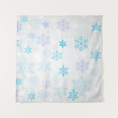 Weihnachtsstern-Hintergrund Wandteppich (Vorderseite)