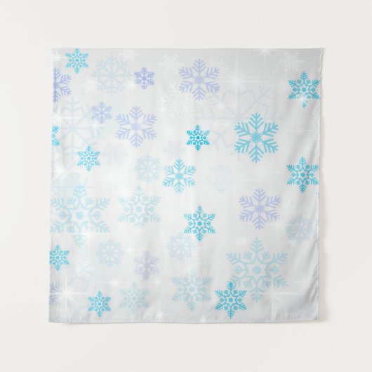 Weihnachtsstern-Hintergrund Wandteppich (Vorderseite)