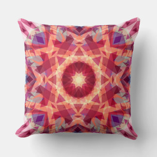 Weihnachtsstern Jolly Red Fun Lila-hell-gelb Kissen