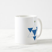 Weihnachtsstern Kaffeetasse (VorderseiteRechts)