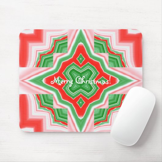 Weihnachtsstern Kaleidoskop Mousepad (Mit Mouse)