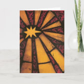 Weihnachtsstern - Karte (Vorderseite)