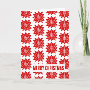 Weihnachtsstern Karte