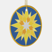 Weihnachtsstern Keramik Ornament (Rechts)