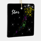 Weihnachtsstern Keramikornament (Rechts)