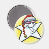 Weihnachtsstern Magnet (Vorderseite/Rückseite)