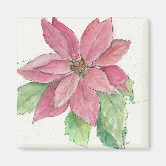 Weihnachtsstern Magnet (Vorne)