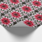 Weihnachtsstern-Mandala-Packpapier Geschenkpapier (Ecke)