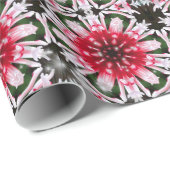 Weihnachtsstern-Mandala-Packpapier Geschenkpapier (Rolleneckpunkt)