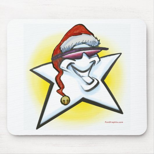 Weihnachtsstern Mousepad (Vorne)