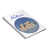 Weihnachtsstern Notizblock (Rechte Seite)