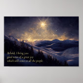 Weihnachtsstern Poster (Vorne)