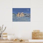 Weihnachtsstern Poster (Küche)