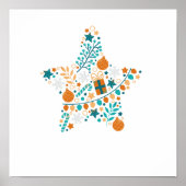 Weihnachtsstern Poster (Vorne)