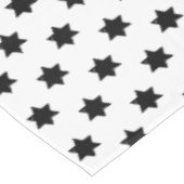 Weihnachtsstern-Potato Print Pattern Tableclout Tischdecke (Schrägansicht)