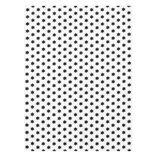 Weihnachtsstern-Potato Print Pattern Tableclout Tischdecke (Vorderseite)