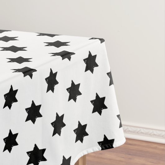 Weihnachtsstern-Potato Print Pattern Tableclout Tischdecke (Beispiel)