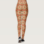 Weihnachtsstern-Quilt Leggings (Rückseite)