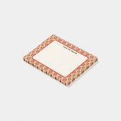 Weihnachtsstern-Quilt Post-it Klebezettel (angewinkelt)