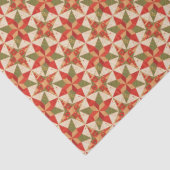 Weihnachtsstern-Quilt Seidenpapier (Detail)