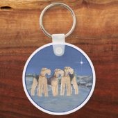 Weihnachtsstern Schlüsselanhänger (Vorderseite)