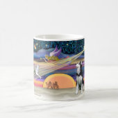 Weihnachtsstern - Sibirischer Husky 1 Kaffeetasse (Mittel)