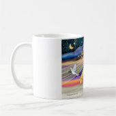 Weihnachtsstern - Sibirischer Husky 1 Kaffeetasse (Links)