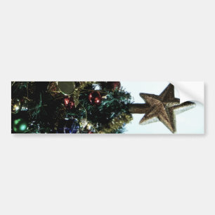 Weihnachtsstern-Spitze III Autoaufkleber