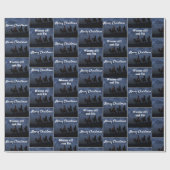 Weihnachtsstern und Wiseman Wrapping Paper Geschenkpapier (Flach)