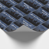 Weihnachtsstern und Wiseman Wrapping Paper Geschenkpapier (Ecke)