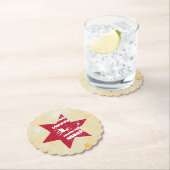 Weihnachtsstern untersetzer (Vor Ort)