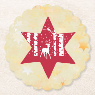 Weihnachtsstern untersetzer