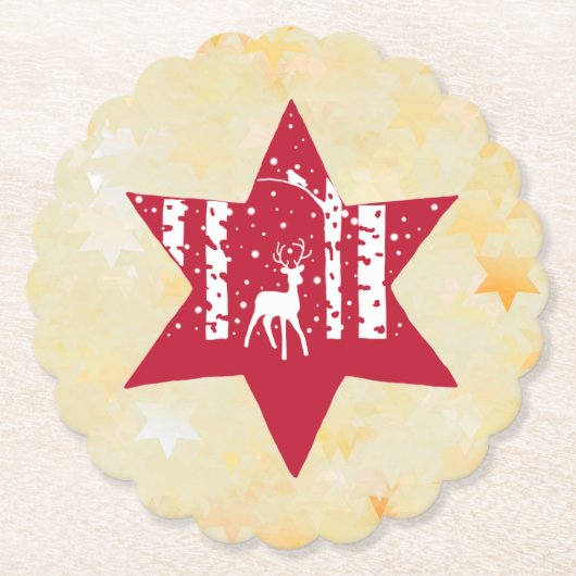 Weihnachtsstern untersetzer (Vorderseite)