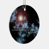 Weihnachtsstern-Verzierung Keramik Ornament (Rechts)