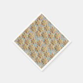 Weihnachtsstern-Zuckerkekse mit Streuseln Serviette (Ecke)