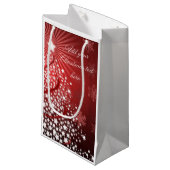 Weihnachtssternbaum-Geschenktasche Kleine Geschenktüte (Vorderseite Schrägansicht)