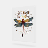 Weihnachtssterndragonfly Acrylschild (Winkel)