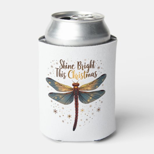 Weihnachtssterndragonfly Dosenkühler (Kanne Vorderseite)