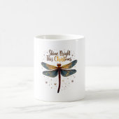 Weihnachtssterndragonfly Kaffeetasse (Mittel)