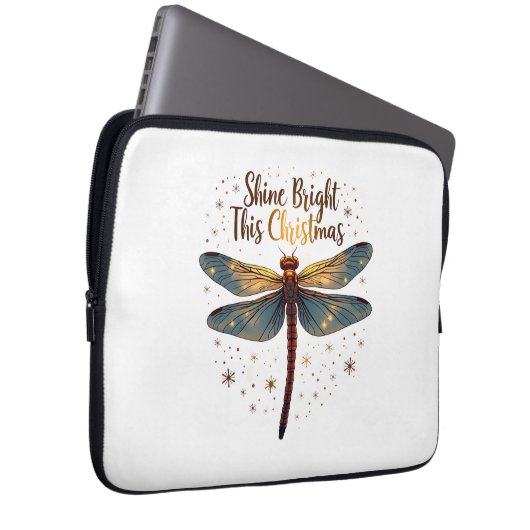 Weihnachtssterndragonfly Laptopschutzhülle (Vorne Rechts)